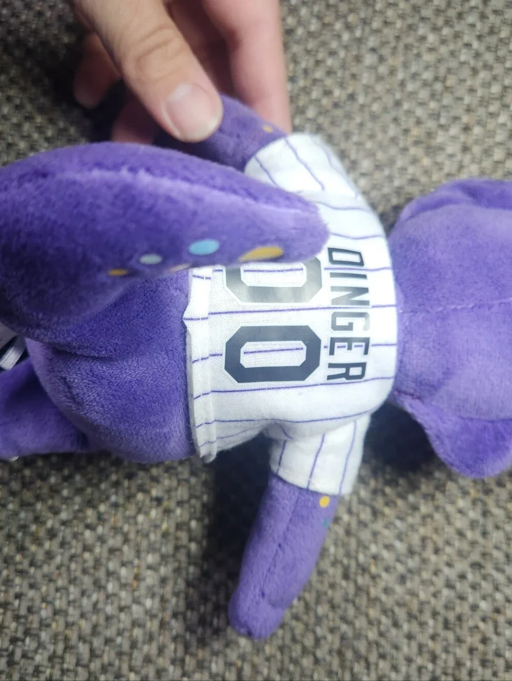Colorado Rockies Plush Mascot - Purple & Yellow
